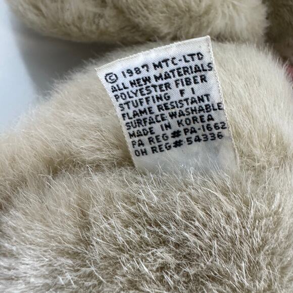 Vintage 1987 Manhattan Toy Co Bunny Rabbit Plush Sleepy Soft RARE - Picture 6 of 8